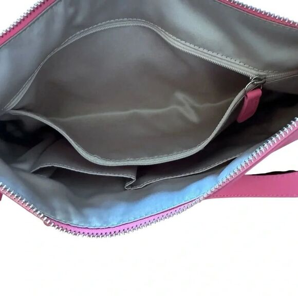 Coach Pink Crossbody Purse Bag Duffle Leather NWT - Picture 3 of 12